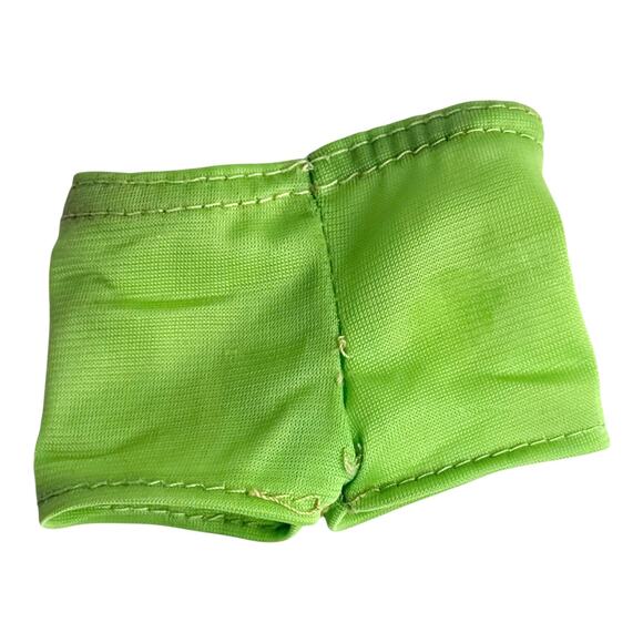 Ken Barbie Doll Shorts Green Sunset Malibu Swim Wear Underwear Needs Sewing Vtg - Picture 2 of 4